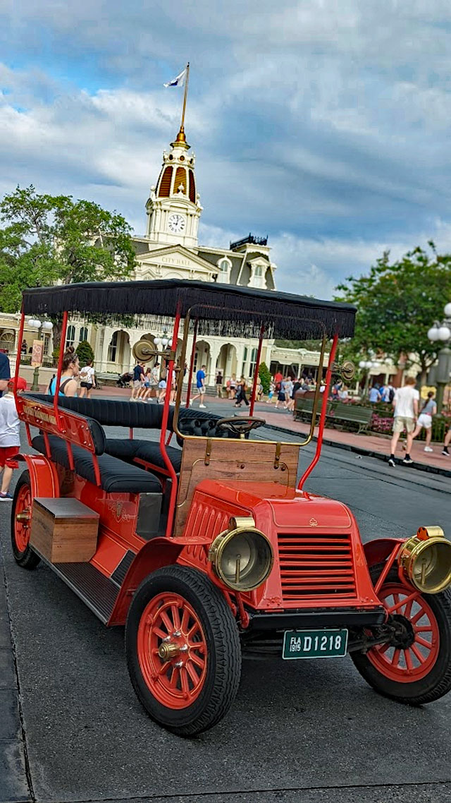 Magic Kingdom Main Street USA car vehicle