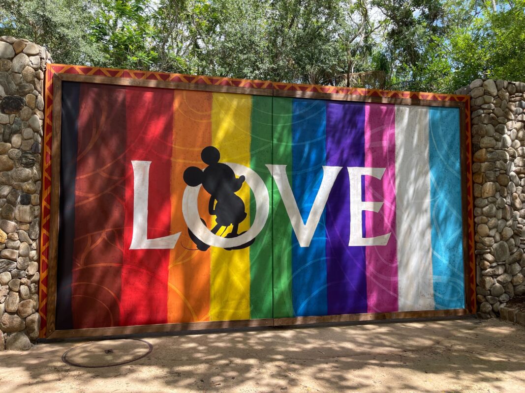 Disney's Animal Kingdom Pride Month Wall 2023