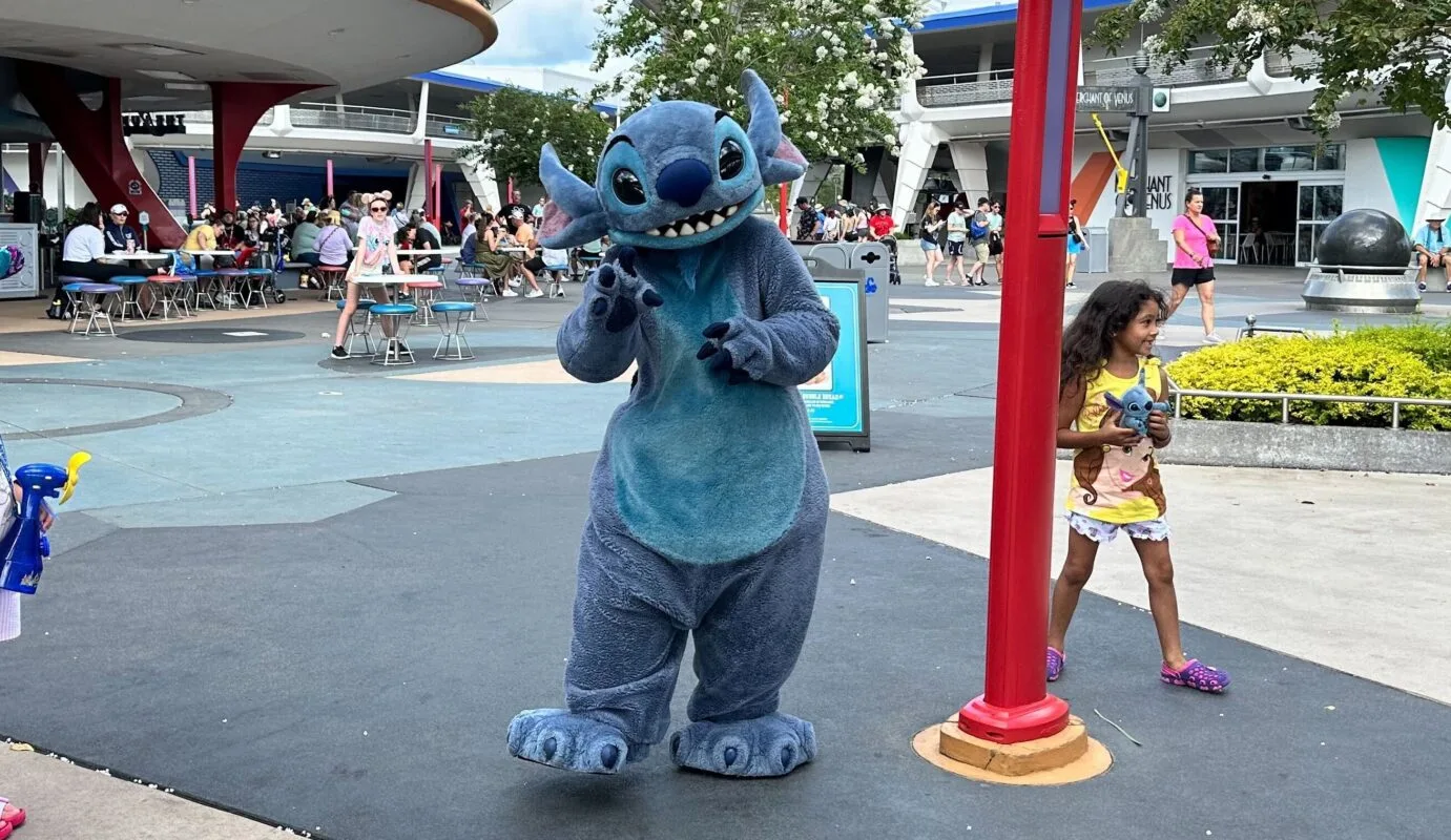 Lilo & Stitch visit Walt Disney World.