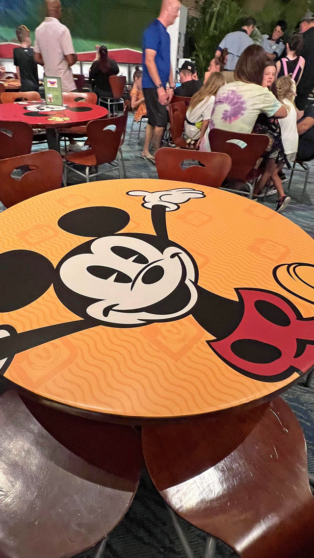 annual passholder lounge mickey mouse table seating