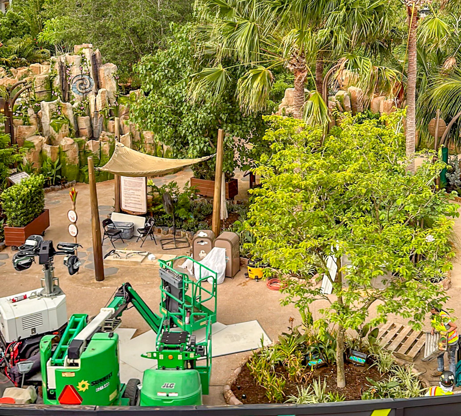 EPCOT Transformation Construction Moana Journey of Water
