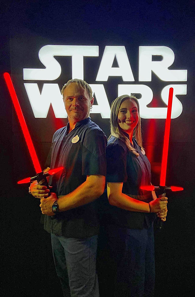star wars hs launch bay light saber cast member vertical