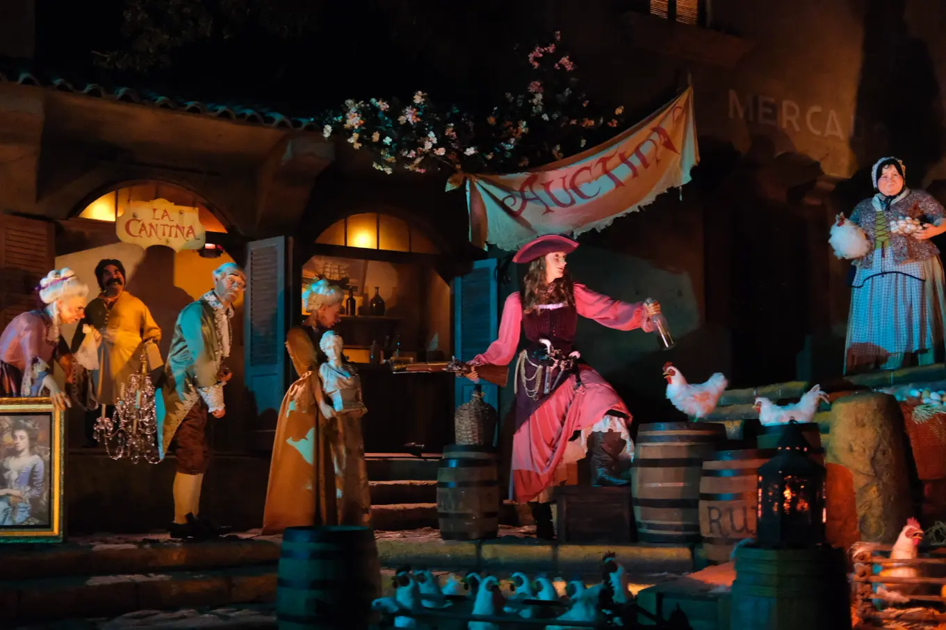 Pirates of the Caribbean attraction at Magic Kingdom