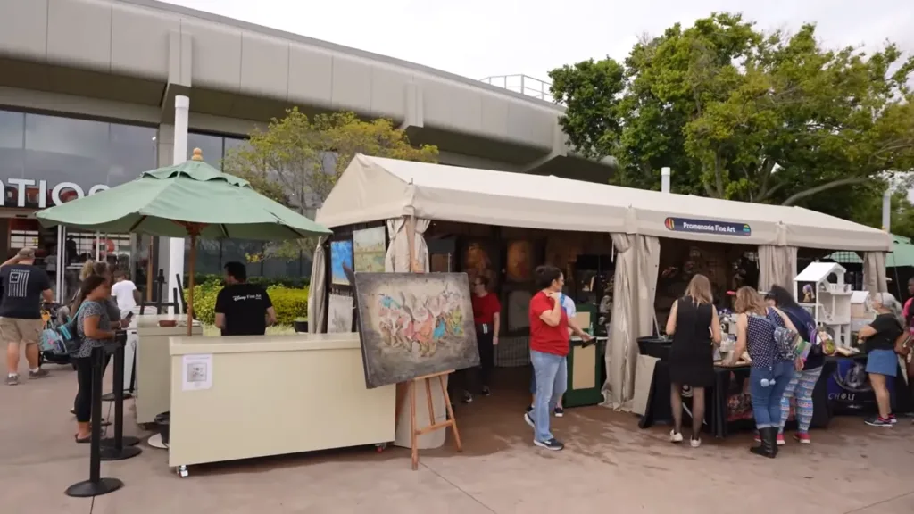 EPCOTs Festival Of The Arts First Day At Disney World Trying New Food Artists Booths  More 