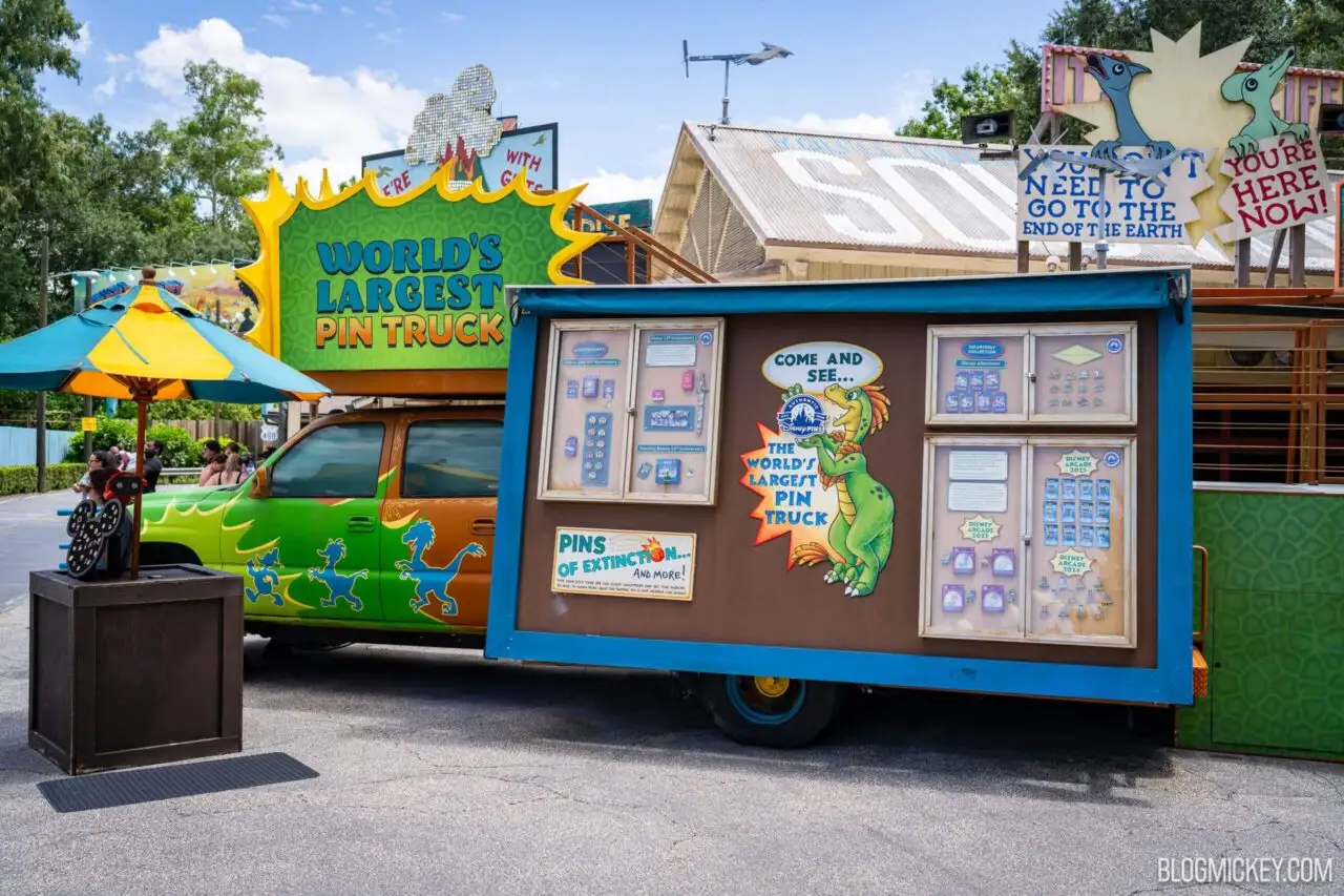 Disney's Animal Kingdom Updates Its World's Largest Pin Truck: Celebrating Anniversaries, Disney Afternoon, Disney Arcade, and More!