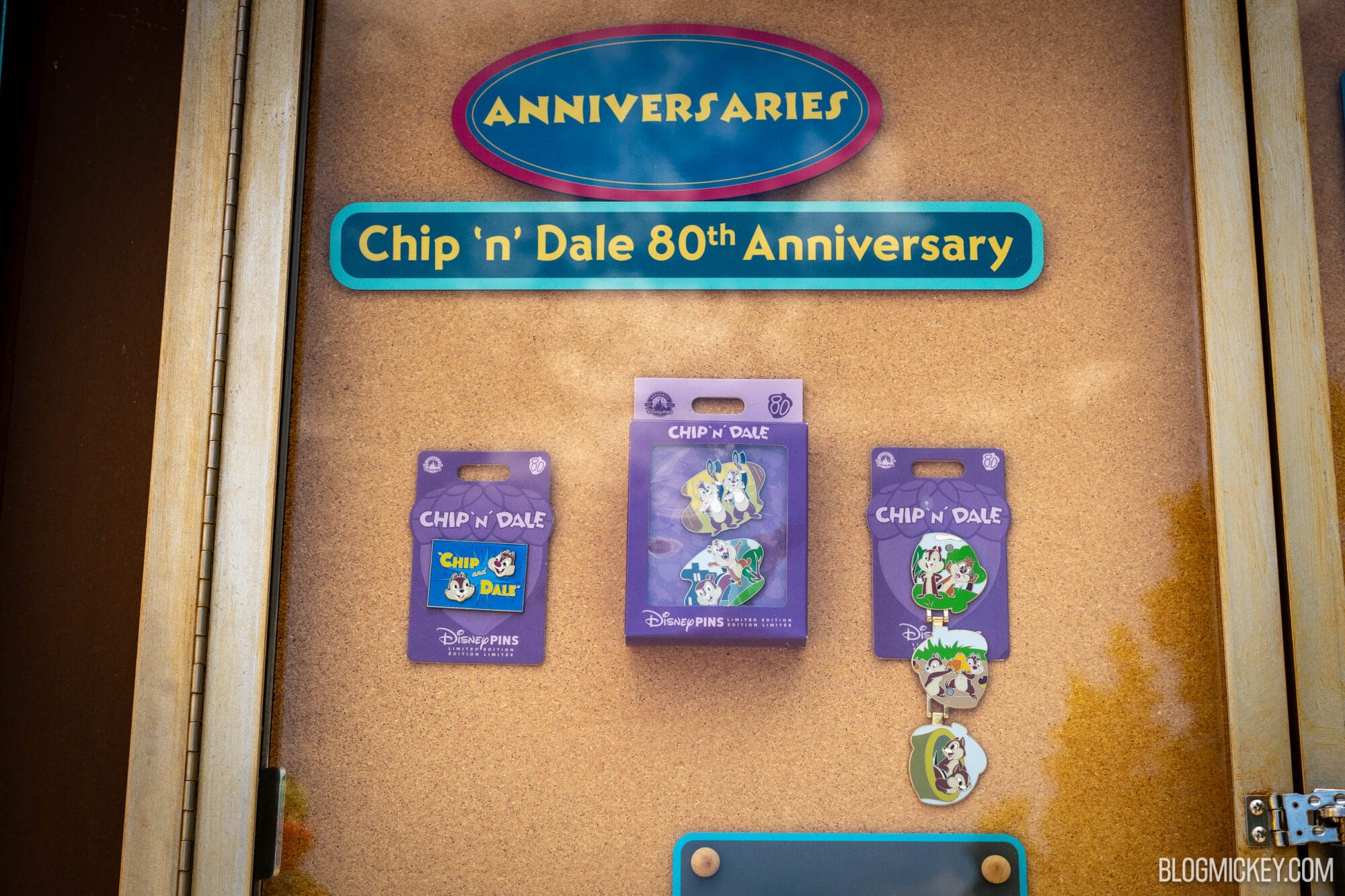 Chip & Dale Anniversary Pins