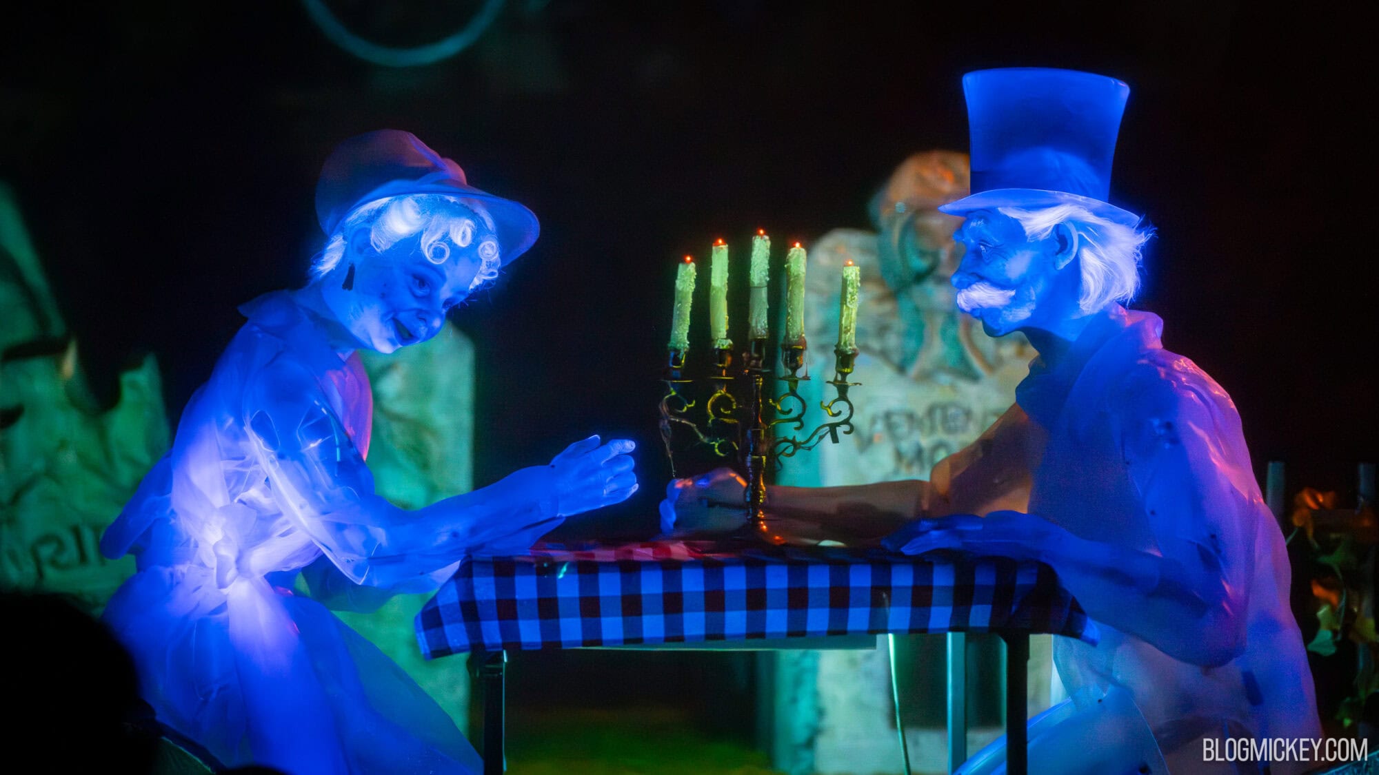 Haunted Mansion Picnic Scene