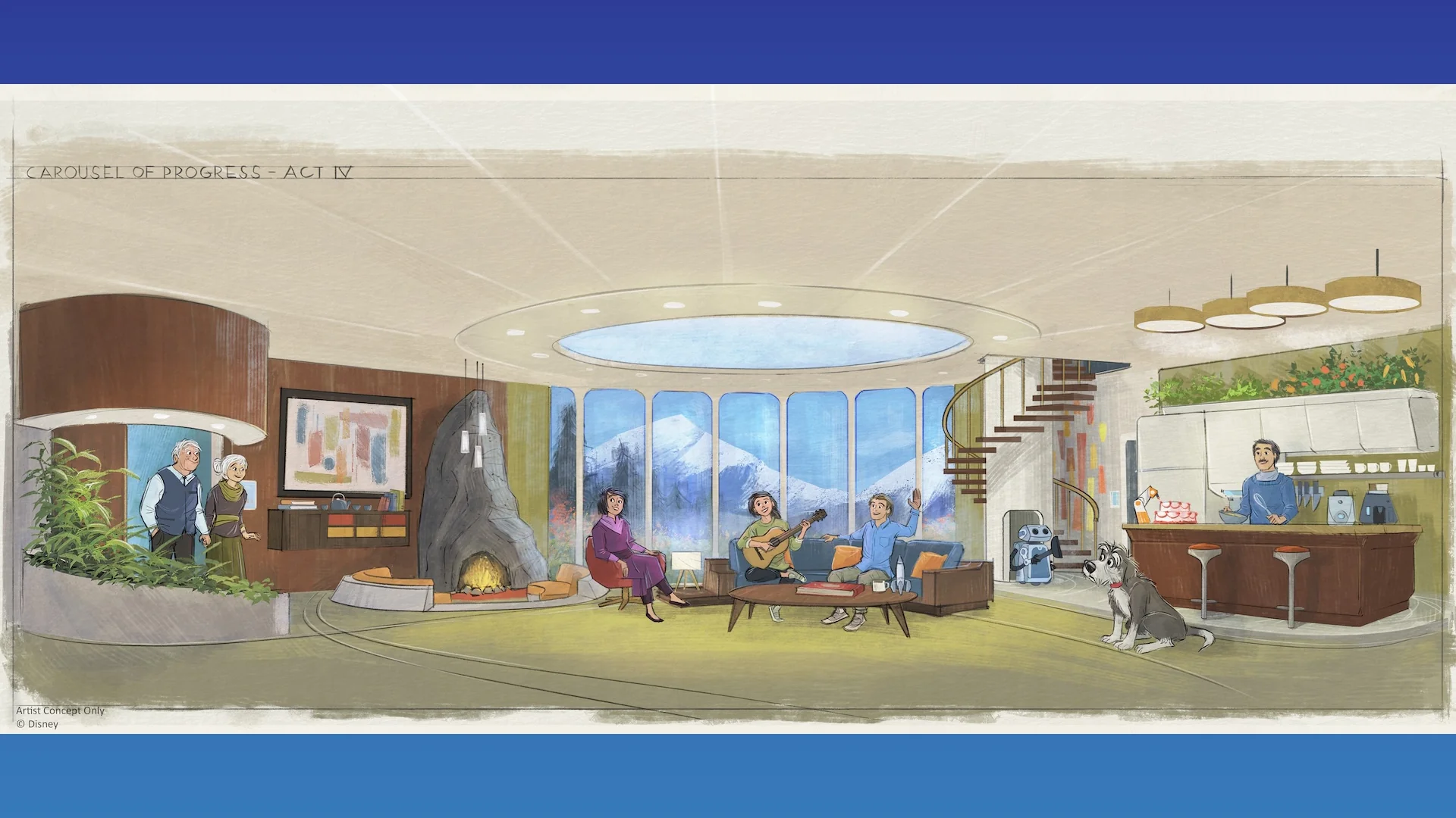 Walt Disney Carousel of Progress update artwork for Magic Kingdom