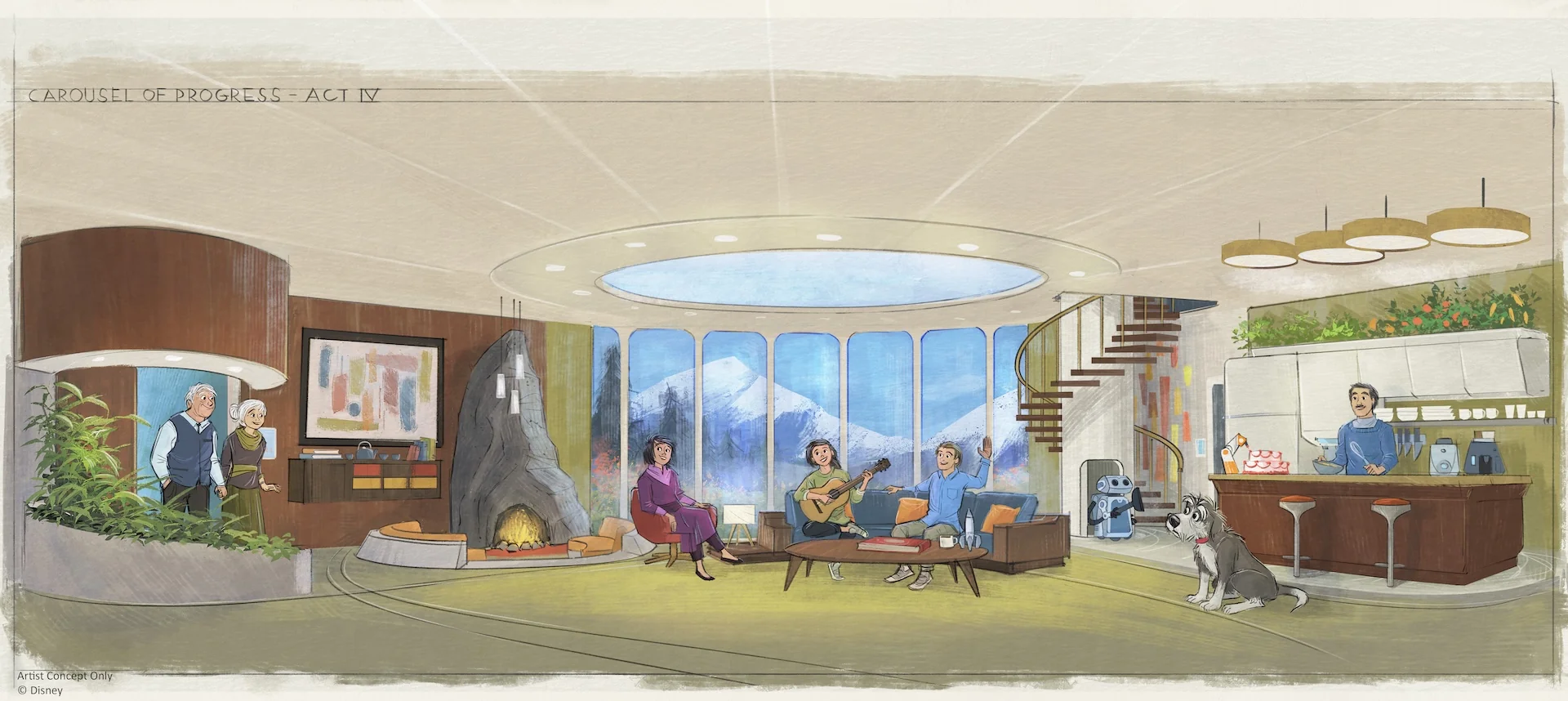 Carousel of Progress possible future finale concept art