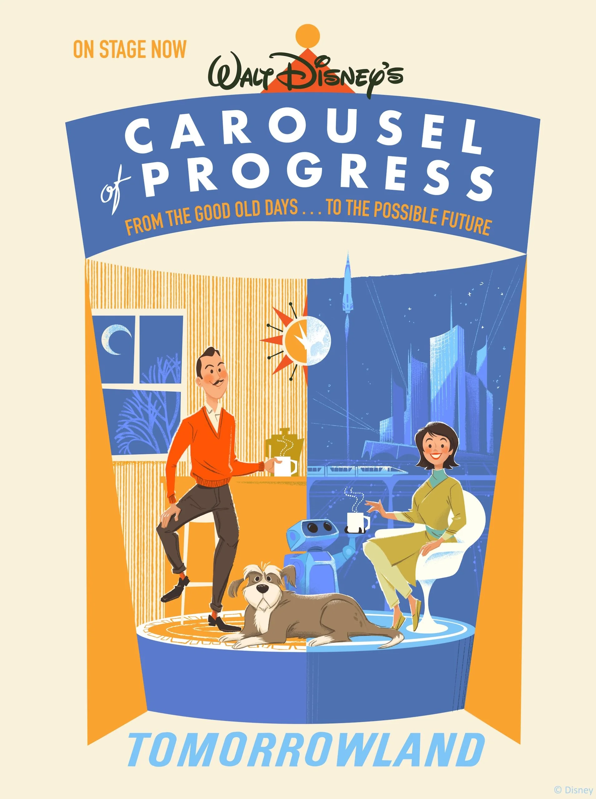New Carousel of Progress attraction poster for Walt Disney World