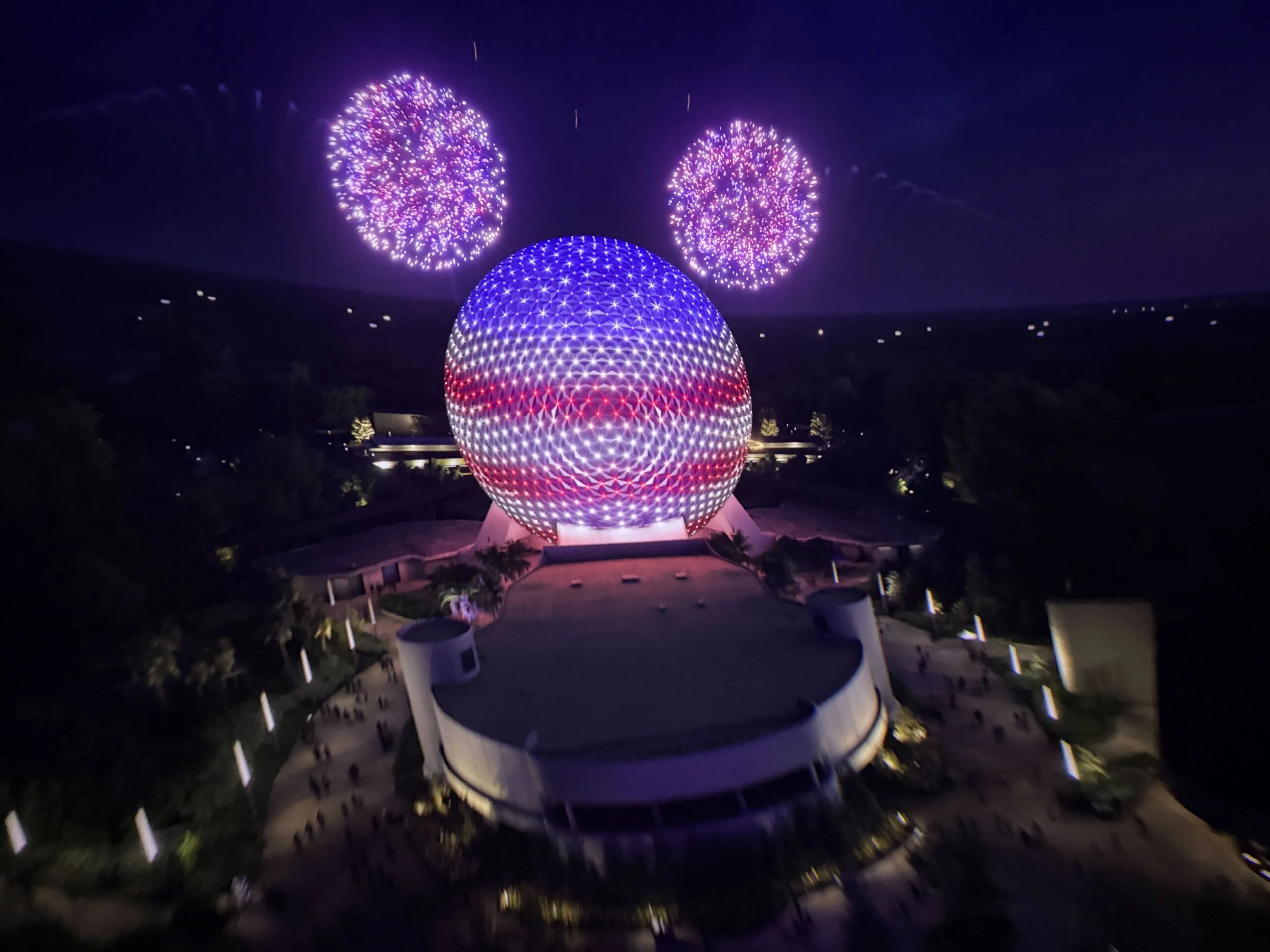 Soarin' Across America display at EPCOT after the attraction opened early to guests