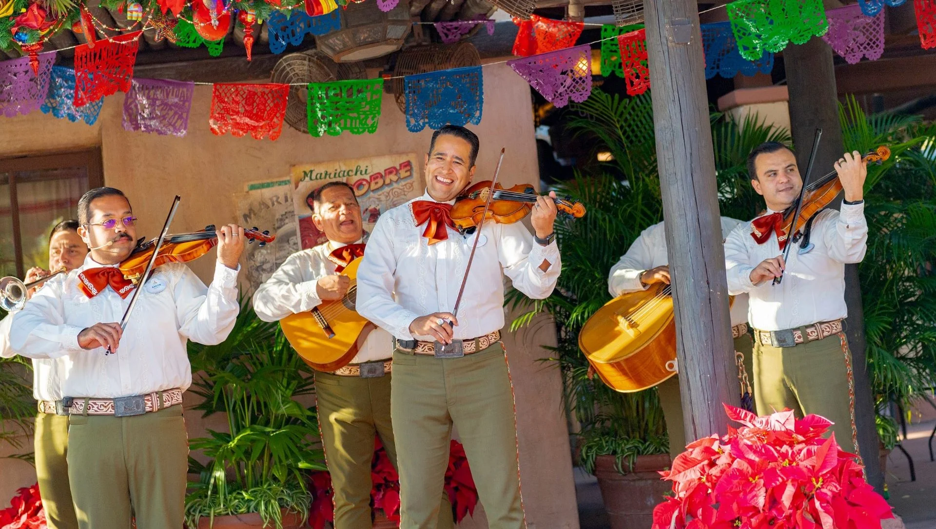 World Showcase holiday entertainment at EPCOT Festival of the Holidays