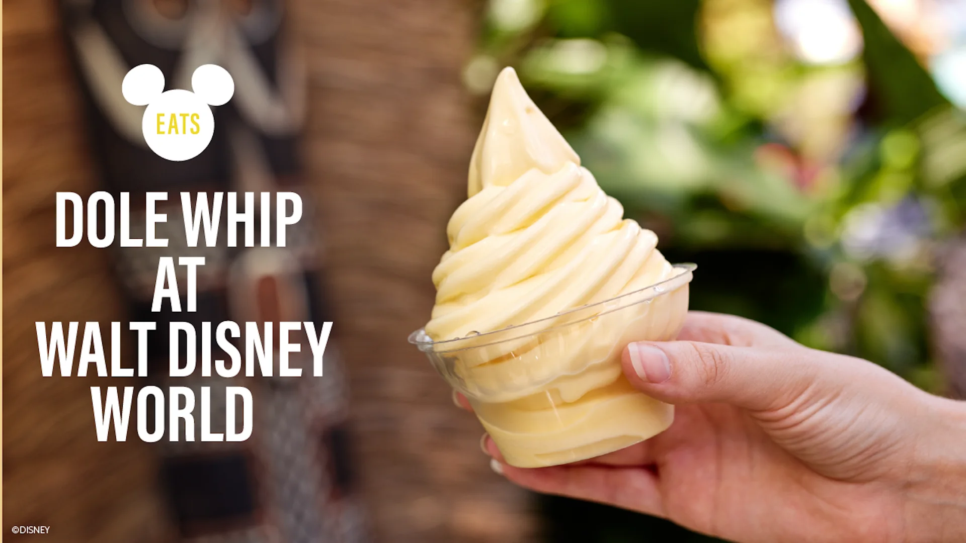 Several colorful DOLE Whip treats available at Walt Disney World