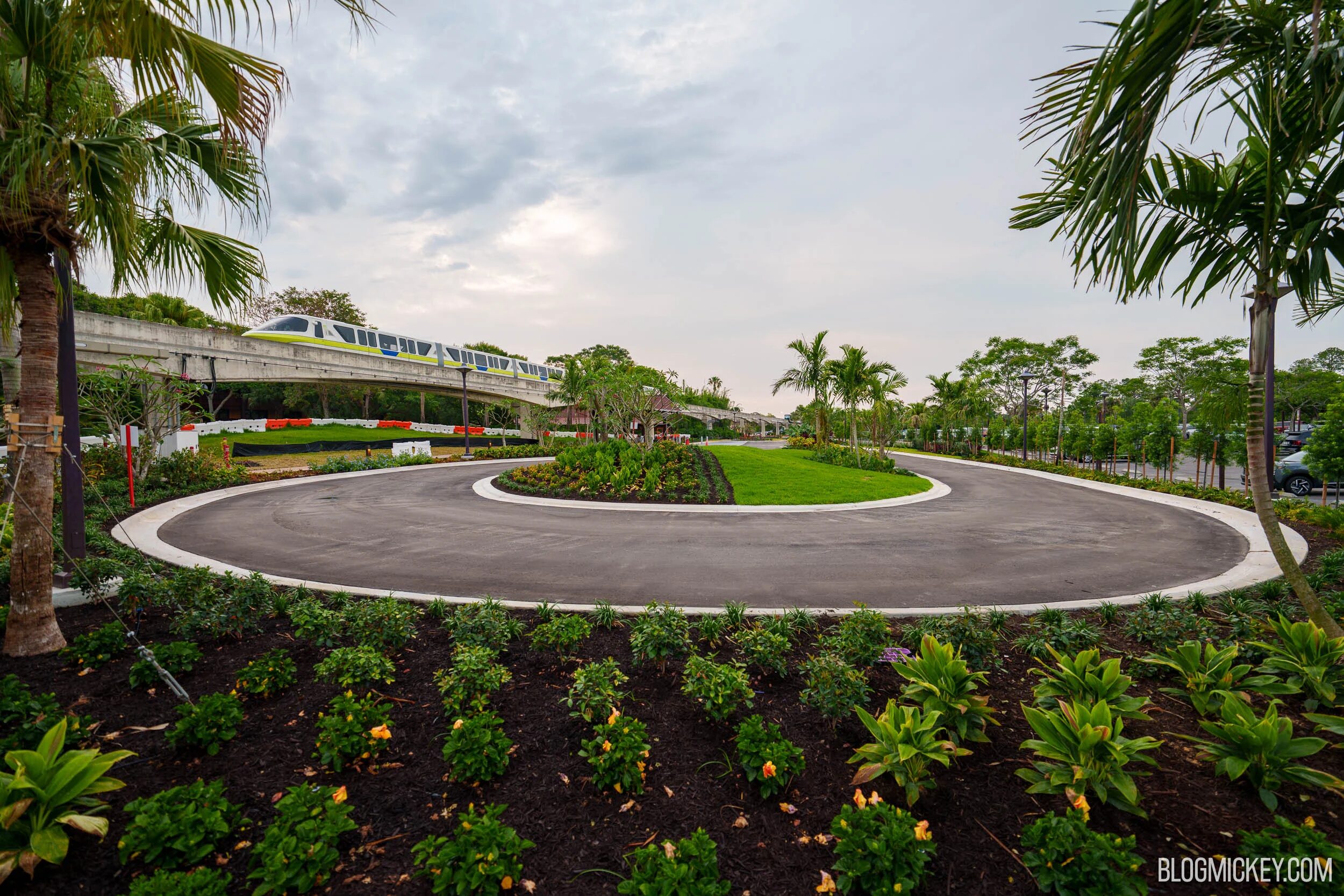 New bus loop at Disney's Polynesian Village Resort