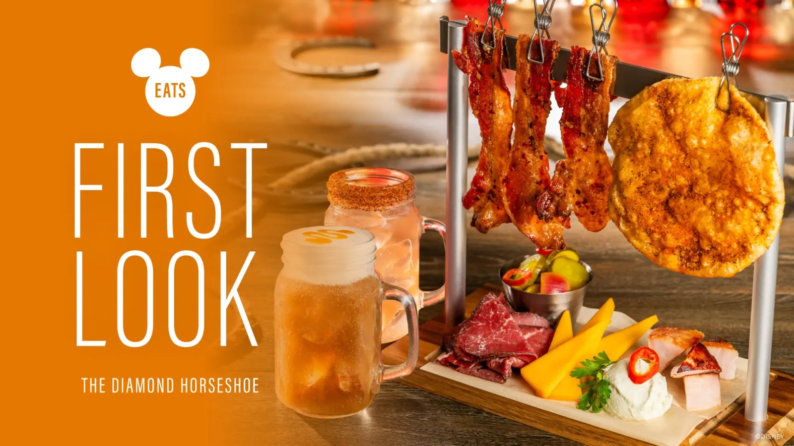 Small plates and drinks planned for The Diamond Horseshoe pop-up at Magic Kingdom
