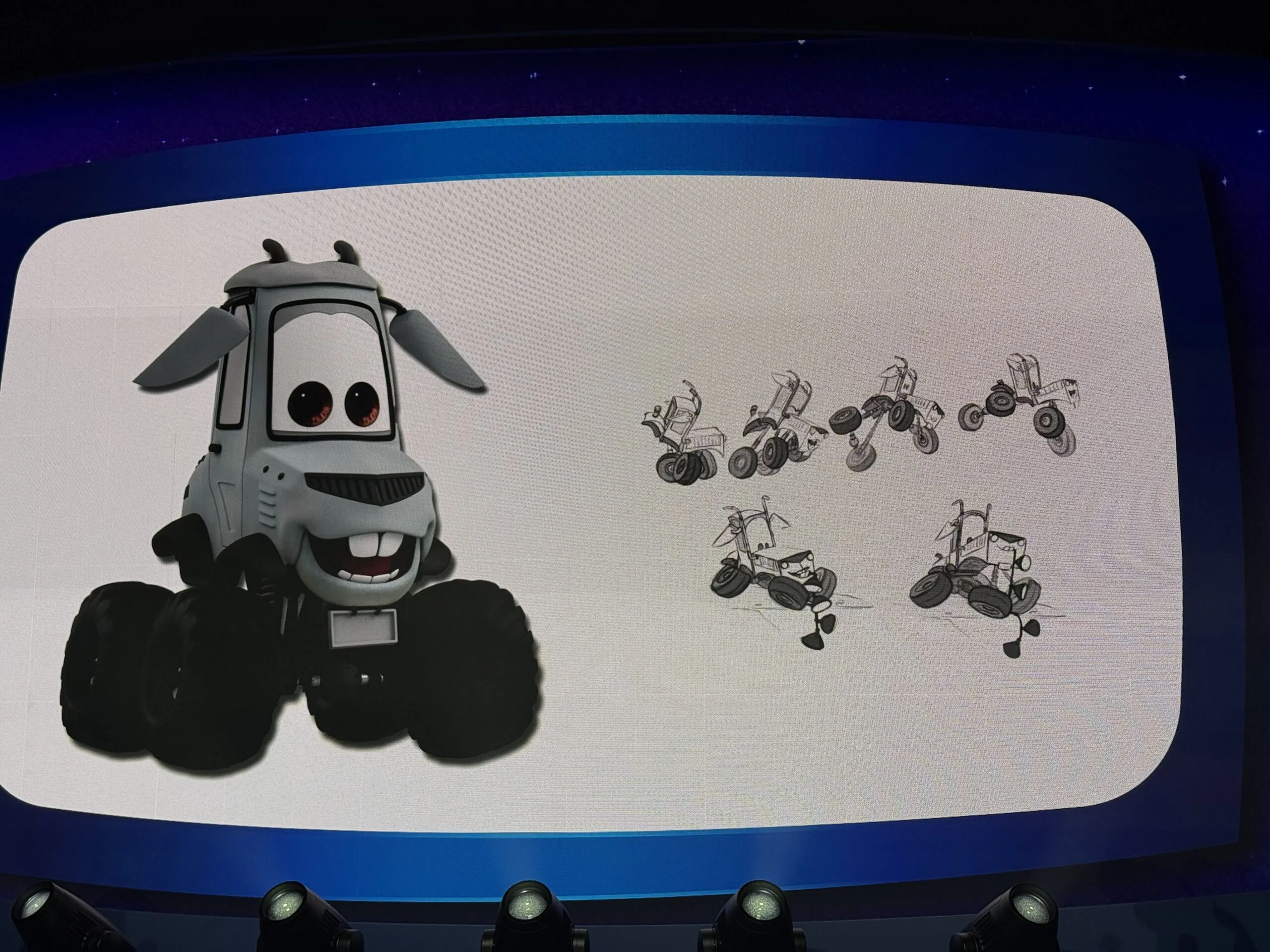 Goat-Cart vehicle character for Piston Peak's off-road attraction