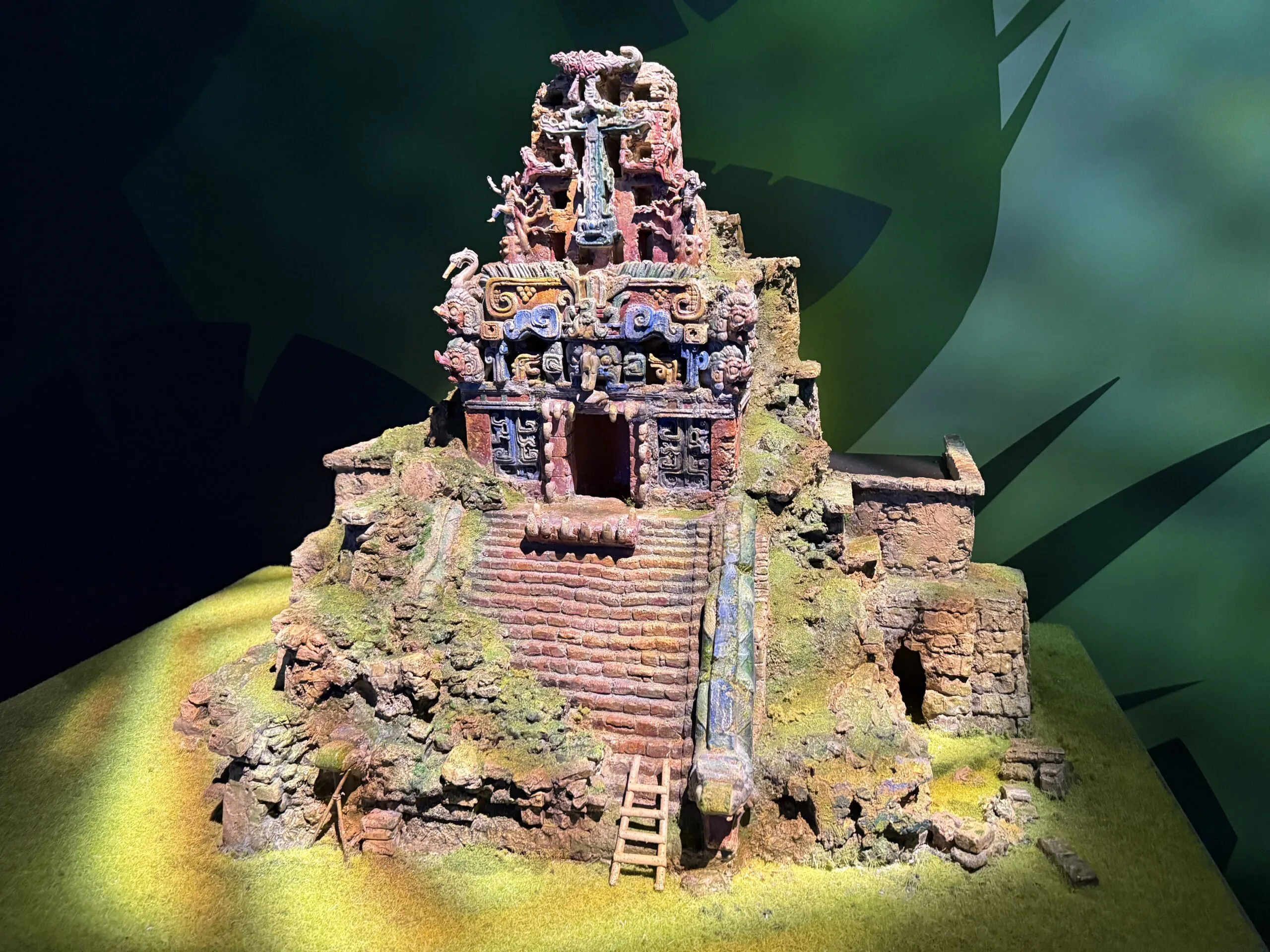 Model of the Indiana Jones temple facade planned for Disney's Animal Kingdom