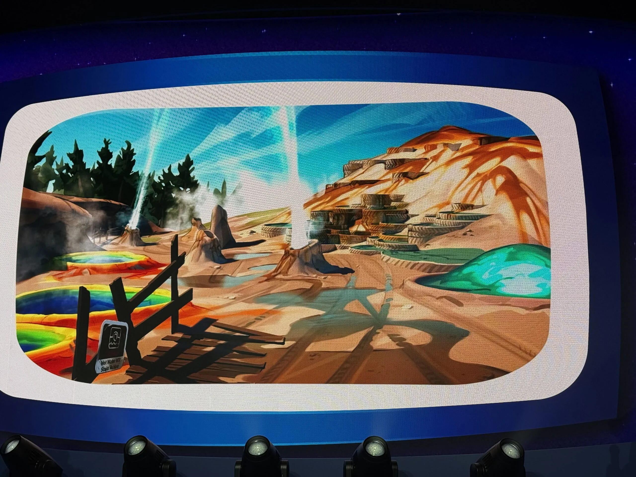 Disney wilderness inspiration images used in Piston Peak development
