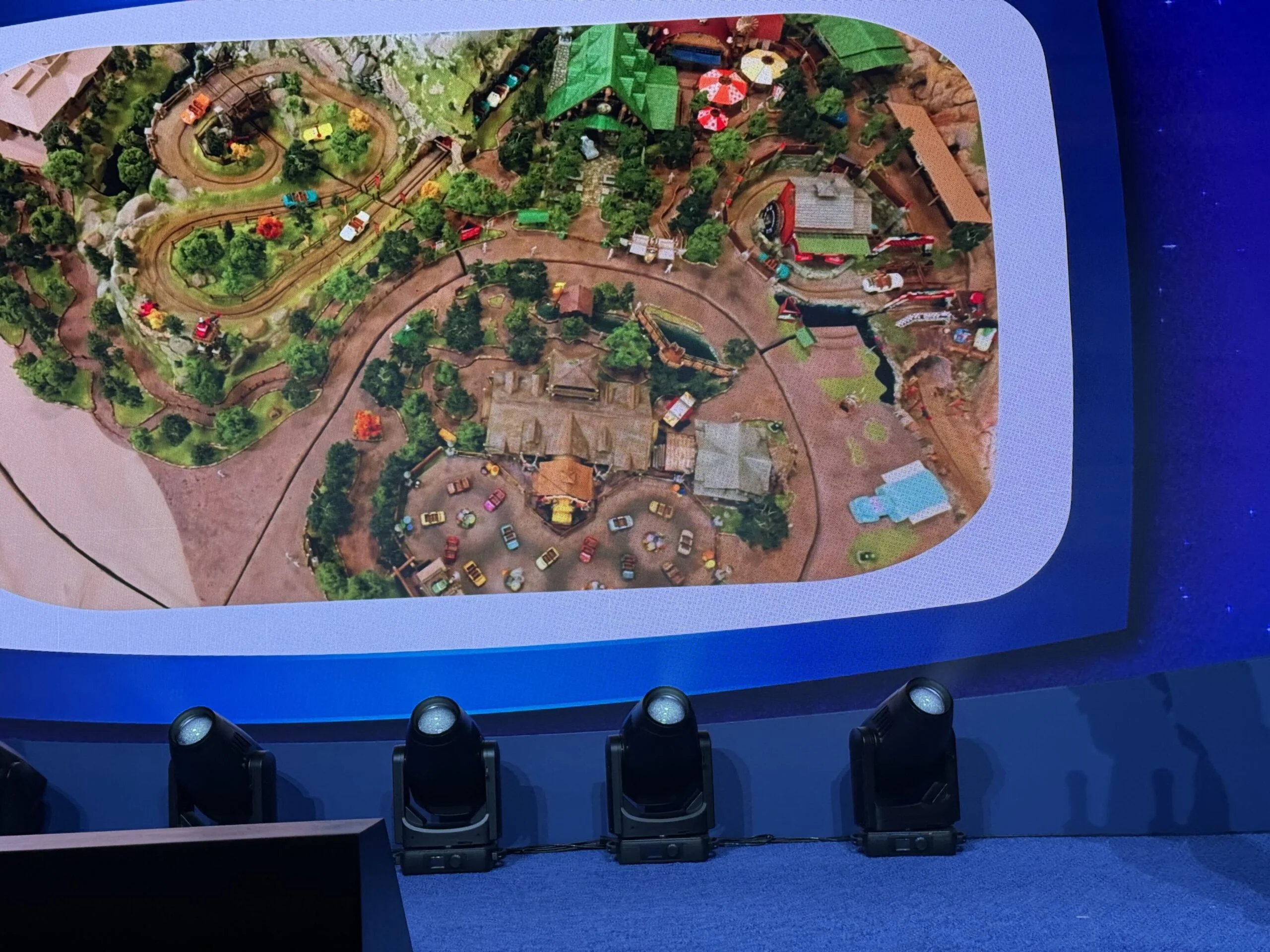 Piston Peak National Park model displayed at D23