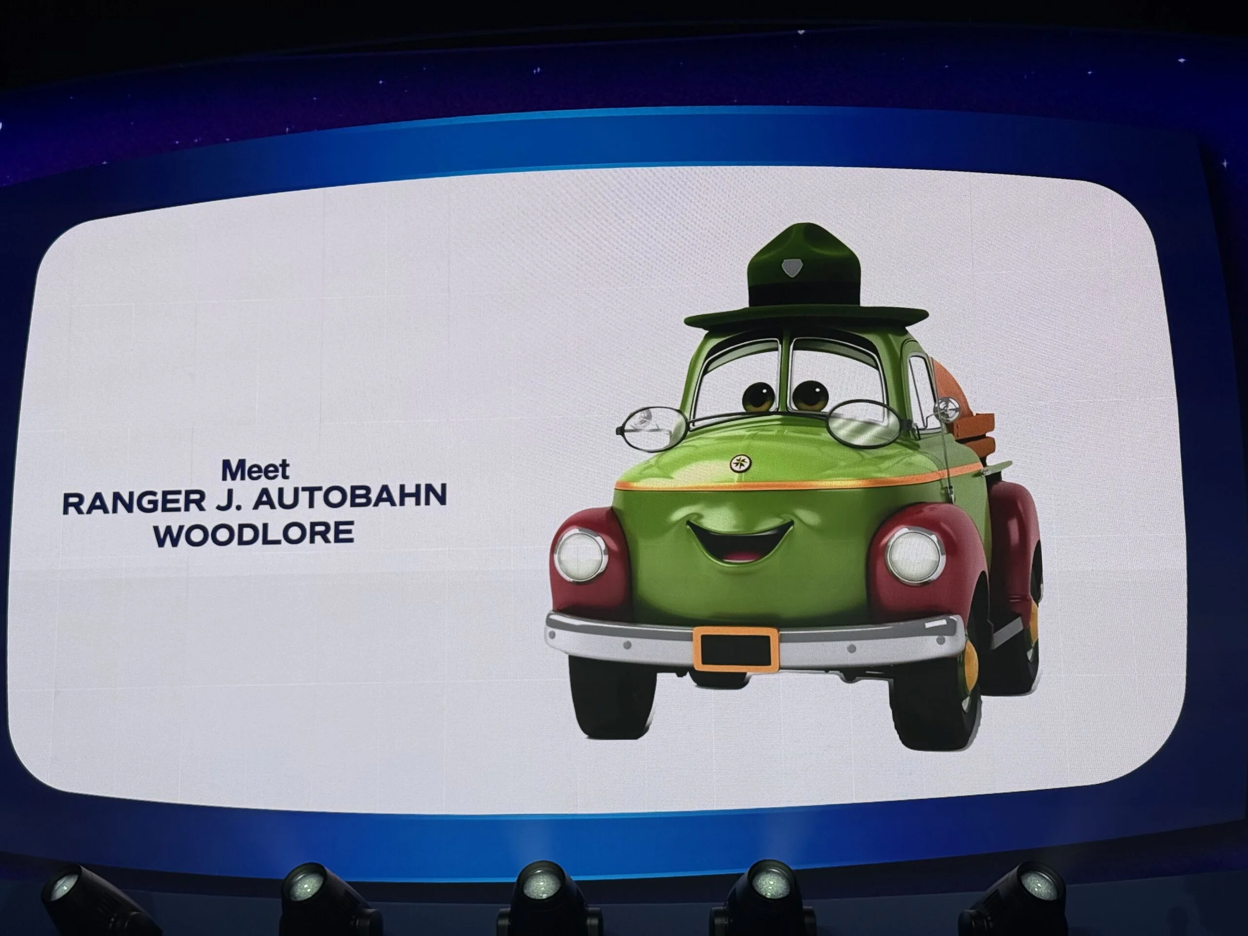 Ranger J. Autobahn Woodlore character rendering for Piston Peak
