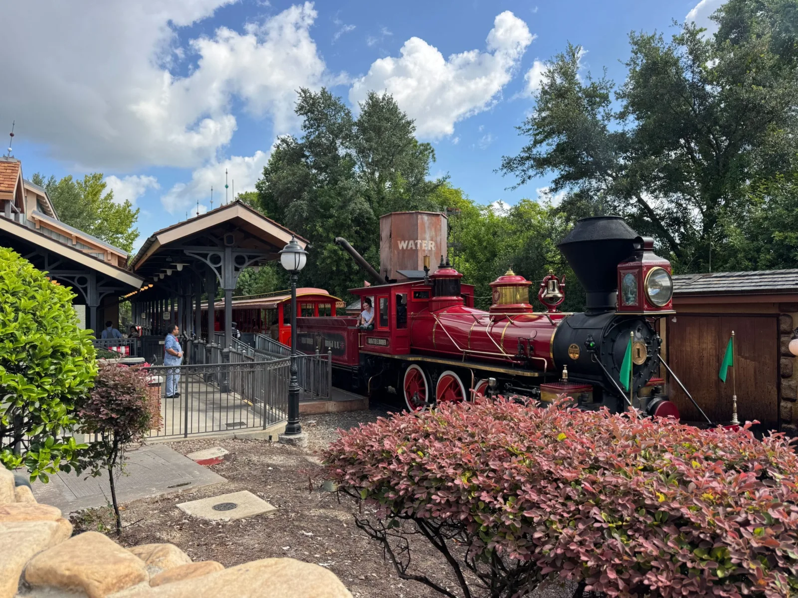 Walt Disney World Railroad train at Magic Kingdom